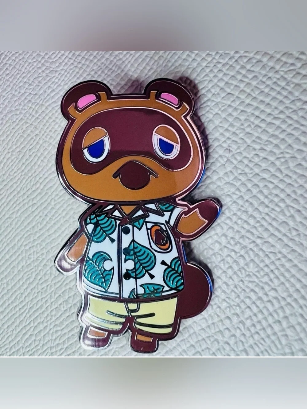 Nintendo Animal Crossing Tom Nook Enamel Pin - Brown & Cream